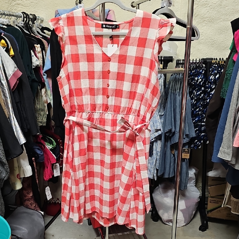 Nwt Checkered Womens Dress #139